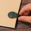 Pack of 6 Magnetic Leather Bookmarks, 10 x 3 cm,
