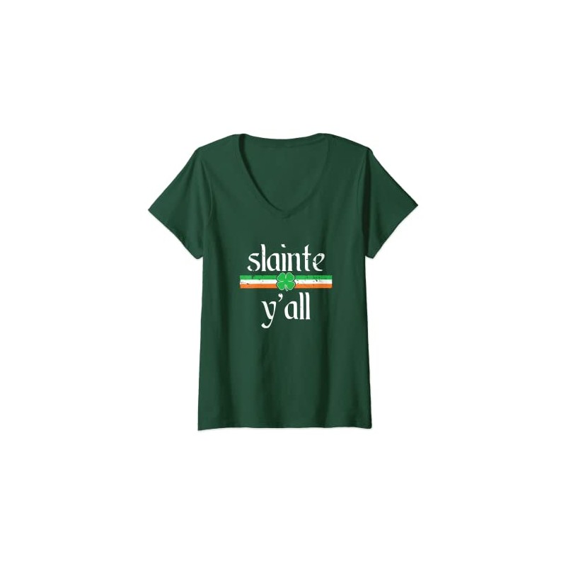 Womens Funny St Patricks Day Shirt Irish Toast Cheers Slainte
