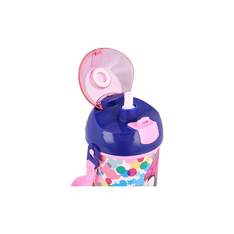 Minnie Pop Up Water Bottle Drink Bottle Flask with Neck