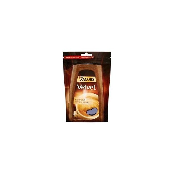 Jacobs VELVET Coffee - 3 x 75g refill pouch