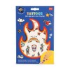Legami - Temporary Tattoos for Kids Old School Theme, Washable,