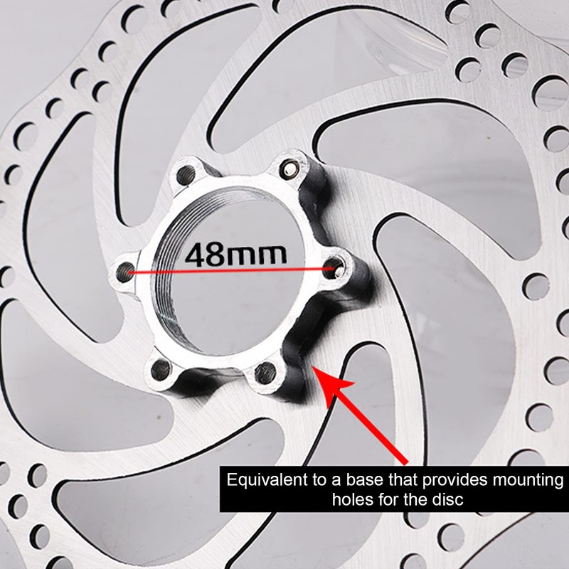 VGEBY 6 Bolt Flange Adapter, 48mm / 44mm Bicycle Freewheel