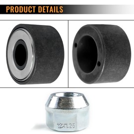 Universal 22800 Wheel Stud Installer Tool M12x1.25 M12x1.5 M14x1.5 Wheel Bolt Installer with 3/4" Hex Wheel Lug Nuts Set Iron Tire Stud Tool Set