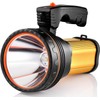 CSNDICE Flashlights High Lumens Rechargeable,Handheld Rechargeable Spotlight,IP65 Rechargeable Flashlights,Spotlight Flashlight