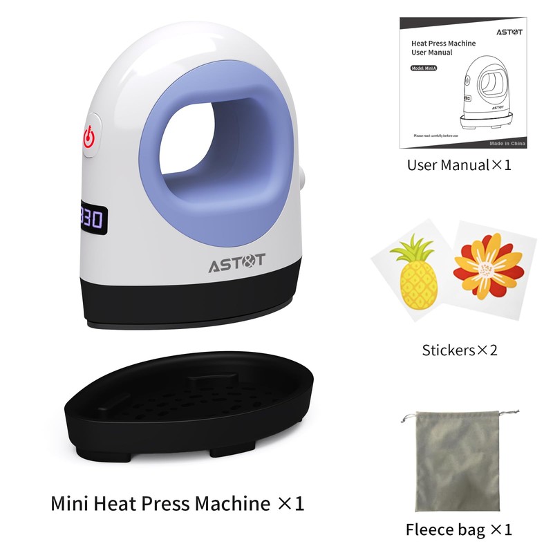 Heat Press Mini Heat Press Machine, Small Heat Press for