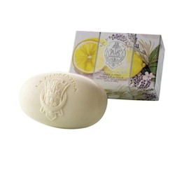 La Florentina Luxury Soap Large 300g (10.5 oz) Box Soap Imported from Italy (Lemon Lavender), 1 x 300g / La Florentina 럭셔리 비누 라지 300g(10.5온스) 이탈리아에서 수입된 박스 비누 (레몬 라벤더), 1개, 300g