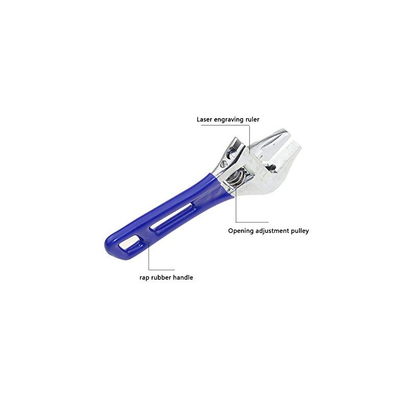 Adjustable Wrench Lightweight Wrench Compact Soft Grip Wide Mouth Wide
