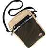 Dickies Women's Men's Logo Tape Square Shoulder Bag, beige
