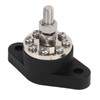 Distribution Stud Junction Post Black 3/8in 300A with Transparent Cover