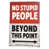 AMERICAN WIT 8" x 12" Vintage Metal Tin Sign -