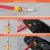 LEONTOOL Open Barrel Terminal Crimping Tool Weatherpack Crimp Tool Pin