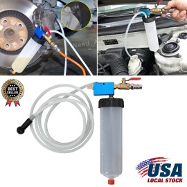 Luck_Mall Car Vehicle Vacuum Brake Bleeder Tank Fluid Oil Change Pump Equipment Tool Kits