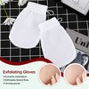 PROUSKY 2 Pieces Exfoliating Gloves, Body Exfoliating Gloves, Double Sided