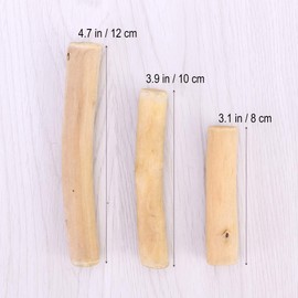 Sewroro Pack Wooden Ornaments Wooddowel Rods Rustic Wreath Ornament Crafts Craft Small Sticks Rustic Wooden Twig Wood Log Stick Craft Wood Log Wood Craft Supplies Natural Bamboo Sculpture