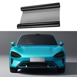 Car Light Tint Film, Vinyl Wrap for Cars, 12×48 Inches Self-Adhesive Tail Lamps Fog Lamps Vinyl Wrap, Auto Exterior Accessories Light Cover Protection Film Universal for Most Vehicles