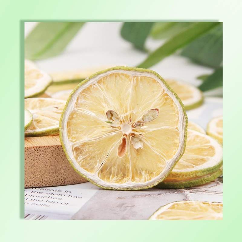 TXDYNLLK Dried Lime Slices 8.82OZ(250g) Premium Dehydrated Limes No Sugar