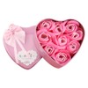 Asixx Soap Flower Box, Soap Rose Artificial Flowers, Gift Heart-Shaped