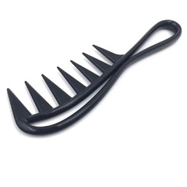 Barber Comb *Wide Shark Tooth* Style Handle Grip Hairdressing Tool