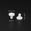 MECCANIXITY Silicone Rubber Solid Plug Soft Flexible Stopper for 4.5-5mm