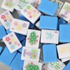 Simgoing American Mahjong Tile Set, 160 Blossom Numbered Engraved Melamine