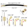 X AUTOHAUX 12pcs Tire Valve Stem Extension W/ 4 Dual