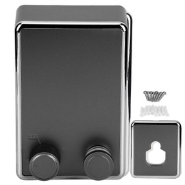 Retractable Washing Line Wall Mounted Stainless Steel Washing Line (Black)