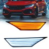 HECASA Pair LED Front Side Marker Light Compatible with 2016-2021
