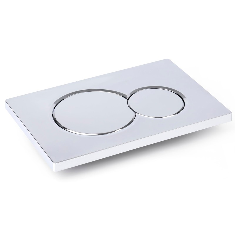 Flush Actuator Plate Compatible with 115.770.46.6, Mirror Surface Wall Mount