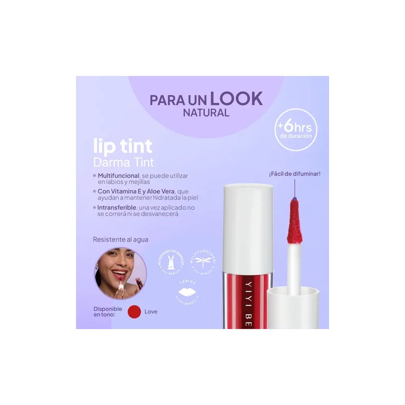 Tinta Multiusos Yiyi Beauty Darma Tint Labios Mejillas Y Más
