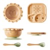 BABY REMEMBER Suction Plates Bowls Set for Baby Toddler Non-Toxic