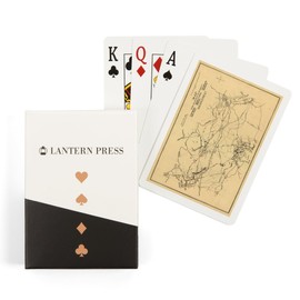 Lantern Press Battle of Spotsylvania Court House, Civil War Panoramic Map (52 Playing Cards, Poker Size Card Deck with Jokers)