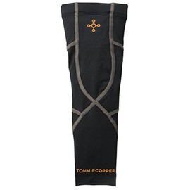 Tommie Copper Men's Performance Dashing Full Arm Sleeve, Black, Medium