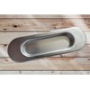 Universal Hardware Oval Pull Finger Recessed Door Handle Recessed Flush