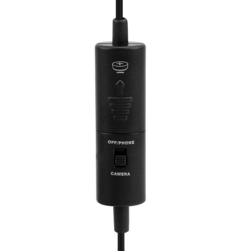 Lavalier Microphone Deep Noise Reduction Clip On Lapel Mic for
