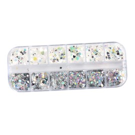 Baluue 1 Box Irregular Star Nail Sequin Nail Art Glitter Sequin Manicure DIY Patches