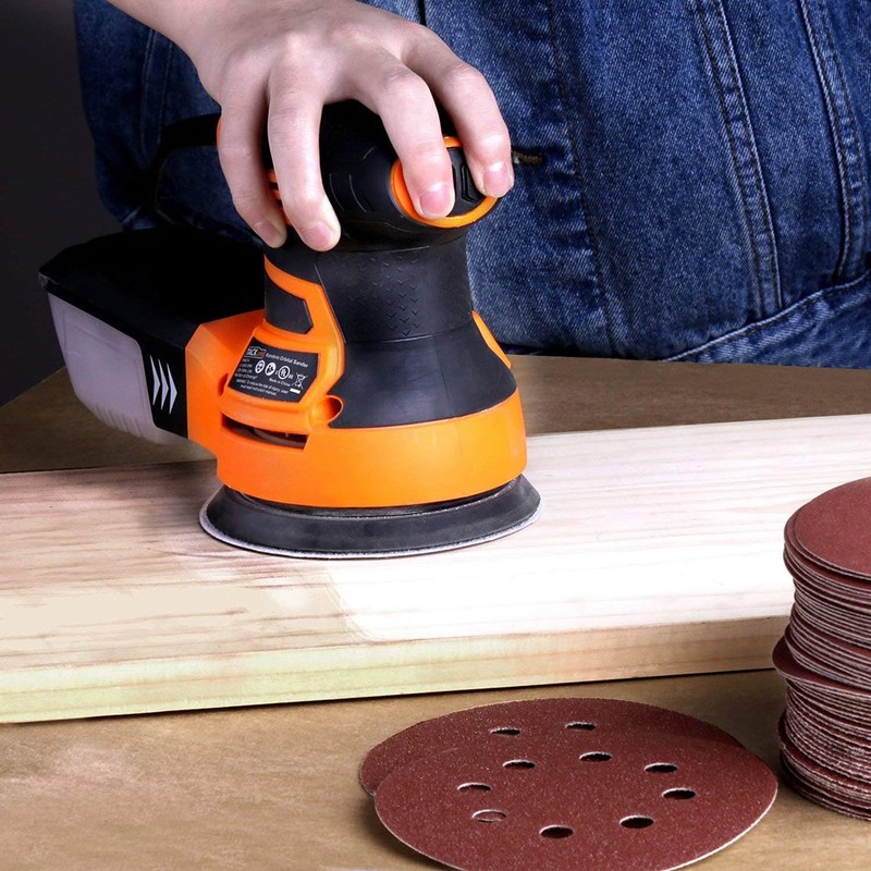 Maveek 50 Pieces 8 Holes Sanding Discs 80 Grit 5