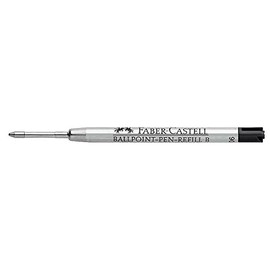 Faber-Castell 6 Black Medium Point Large Capacity Ballpoint Pen Refills
