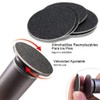 Electric Foot File for Dead Skin Removal with Replacement Pads