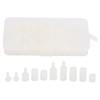300Pcs M3 White Nylon Screw Set Insulation Material Male Female