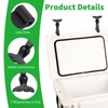 Fevbcnrj 2 Pack Cooler Latches Replacement Compatible with Orca, Replacement