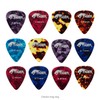 Guitar Picks with Storage Tin - 12 Medium Guitar Plectrums
