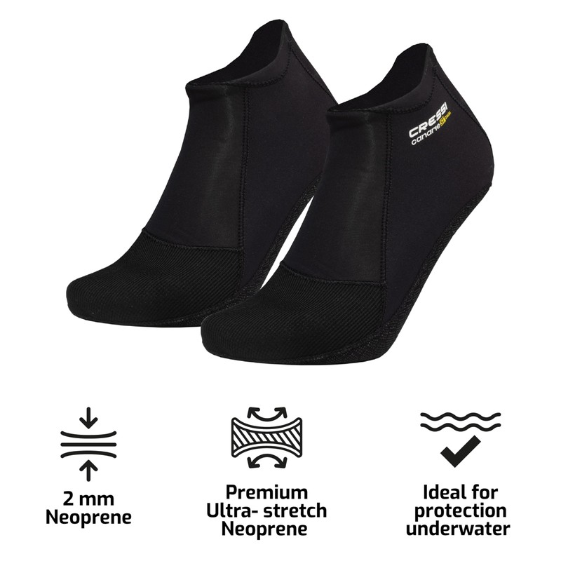 CRESSI Standard ST 2 mm, Black/Black, Small