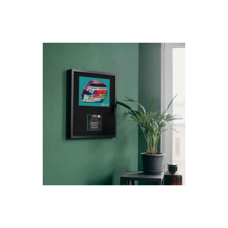 Lap Legends Kimi Antonelli 2025 Framed Display Gift with Reproduced