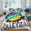 Volleyball Ball Duvet Set 135 x 200 cm Volleyball Games