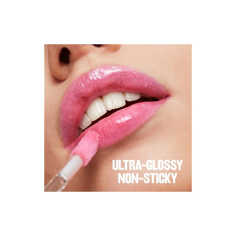 Brillo de labios Revlon súper brillante, 0.13 onzas líquidas.