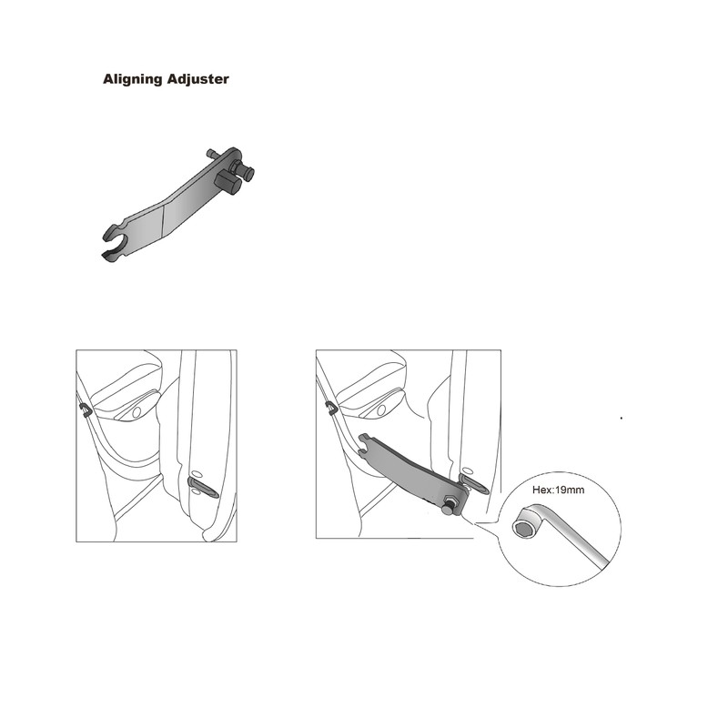 kauplus Door Alignment Bar, Car Door Hinges Adjustment Tool, Hinge