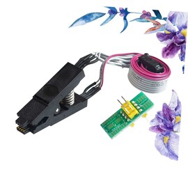 KICHOUSE Adapter Clip for Sop8 Burning Universal Clip with 3.3v Voltage 1.27mm Pitch Support