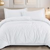 IR Imperial Rooms White Twin Size Duvet Cover Double Brushed