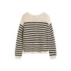 Marc O'Polo Long Sleeve Boat Neck Jumper, multicoloured, XS