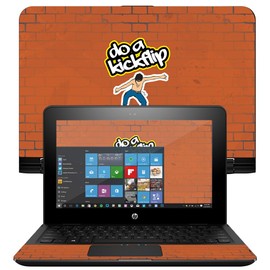 MightySkins Skin Compatible with HP x360 Convertible 11" (2017) – Kickflip | Protective, Durable, and Unique Vinyl Decal wrap Cover | Easy to Apply, Remove, and Change Styles | Made in The USA